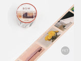 BGM Clear PET Tape - Film Yellow