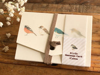 Picture Book Style Message Cards with a Case / Birds