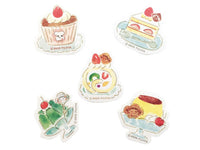 Furukawa Peko-chan Series Flake Stickers - Dessert