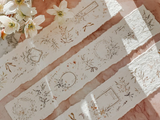 Meow Masking Tape with Release Paper / Rose Lover . You