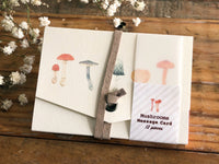 Picture Book Style Message Cards with a Case / Mushroom