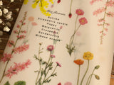Color notes of warm flowers [Slim Notebook]