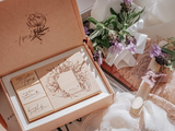 Meow Illustration – A Hand Written Letter (4 pieces set) Stamp Set