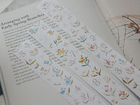 10% off - Meow / Magic Flower Masking Tape with relaease paper
