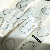 10% off - Pion / Plate Washi Foil Stamped Tape