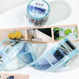 BGM Clear PET Tape / Film Blue