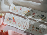 10% off - Meow Masking Tape with Release Paper / Little Houses - warm colors