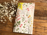 Color notes of warm flowers [Slim Notebook]