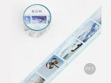 BGM Clear PET Tape / Film Blue