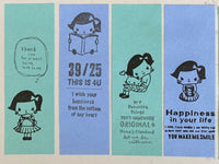 Kubominoki Original Rubber Stamp - Showa Girl Series / Gift Girl