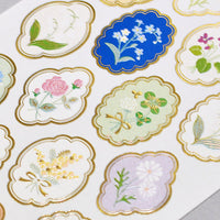 Traditional Japanese Style Sheet of Sticker - Antique