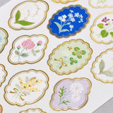 Traditional Japanese Style Sheet of Sticker - Antique