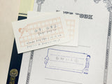 Masco Eri-Japanese Wooden Rubber Stamp - Frame / Label