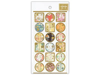 Traditional Japanese Style Sheet of Sticker - Japanese Decoration