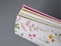 Color notes of warm flowers [Slim Notebook]