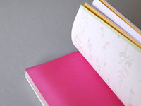 Color notes of warm flowers [Slim Notebook]