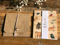 Picture book Style memo letter paper set with case / Animals