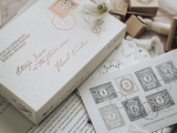 Meow Illustration – Floral Numbers (14 pieces set) Stamp Set