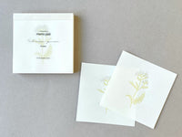 High Quality Botanical Garden Letterpress Memo Pad - Yarrow