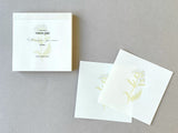 High Quality Botanical Garden Letterpress Memo Pad - Yarrow