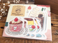 Furukawa Peko-Chan Series Die-Cut Mini Letter Set / Chocolate Float