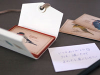 Picture Book Style Message Cards with a Case / Birds