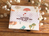 Picture Book Style Mini Message Cards in a matchbox / Mushroom