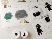 Tamura Miki Japanese Masking Tape -  Bear