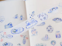 dodolulu PET Tape / Blue-and-white