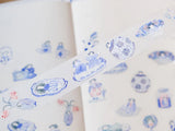 dodolulu PET Tape / Blue-and-white