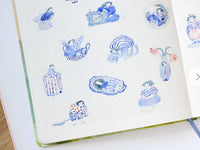 dodolulu PET Tape / Blue-and-white