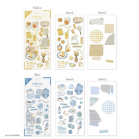 Q-Lia Chiltty Sheet of Stickers - Yellow