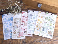 Q-Lia Chiltty Sheet of Stickers - Red
