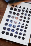 Lin Chia Ning Pring-on sticker Set / Cosmos Purple