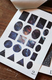Lin Chia Ning Pring-on sticker Set / Cosmos Purple