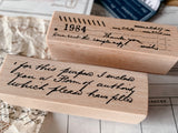 Handwriting Stamp - 1984