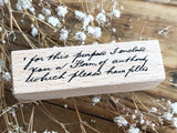 Handwriting Stamp - Script