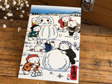 Whimsical Cat Postcard by Yumiko Kobayashi - Vol.1