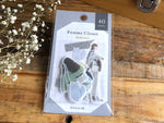Q-Lia Femme Closet Flake Stickers / Seal bits - Boyish