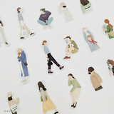 Q-Lia Femme Closet Flake Stickers / Seal bits - Nostalgic