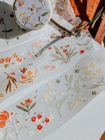 10% off - MeowMeow / Flower Field PET Tape