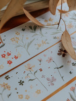 15% off - Meow / Flower Field Washi Tape