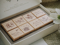 15% off - Meow Illustration / Good Vibes Only (8 pieces set) Stamp Set