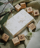 15% off - Meow Illustration / Good Vibes Only (8 pieces set) Stamp Set