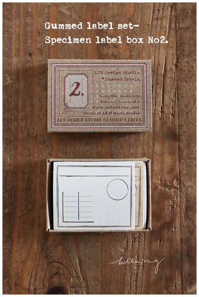 Lin Chia Ning / Gummed Vintage Specimen Label Sticker Set - No.2 ...