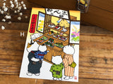 Whimsical Cat Postcard by Yumiko Kobayashi - Vol.1