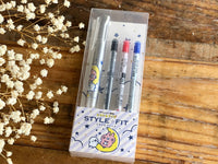"Style Fit" Jet stream 3 color ballpoint pen - kanahei's small animals