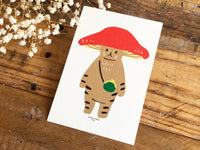 Kinoko Neko Postcard