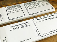 YOHAKU Letterpress Label Book - Journal