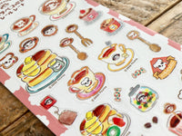 Furukawa Peko-chan Series Sheet of Stickers / Tea Time